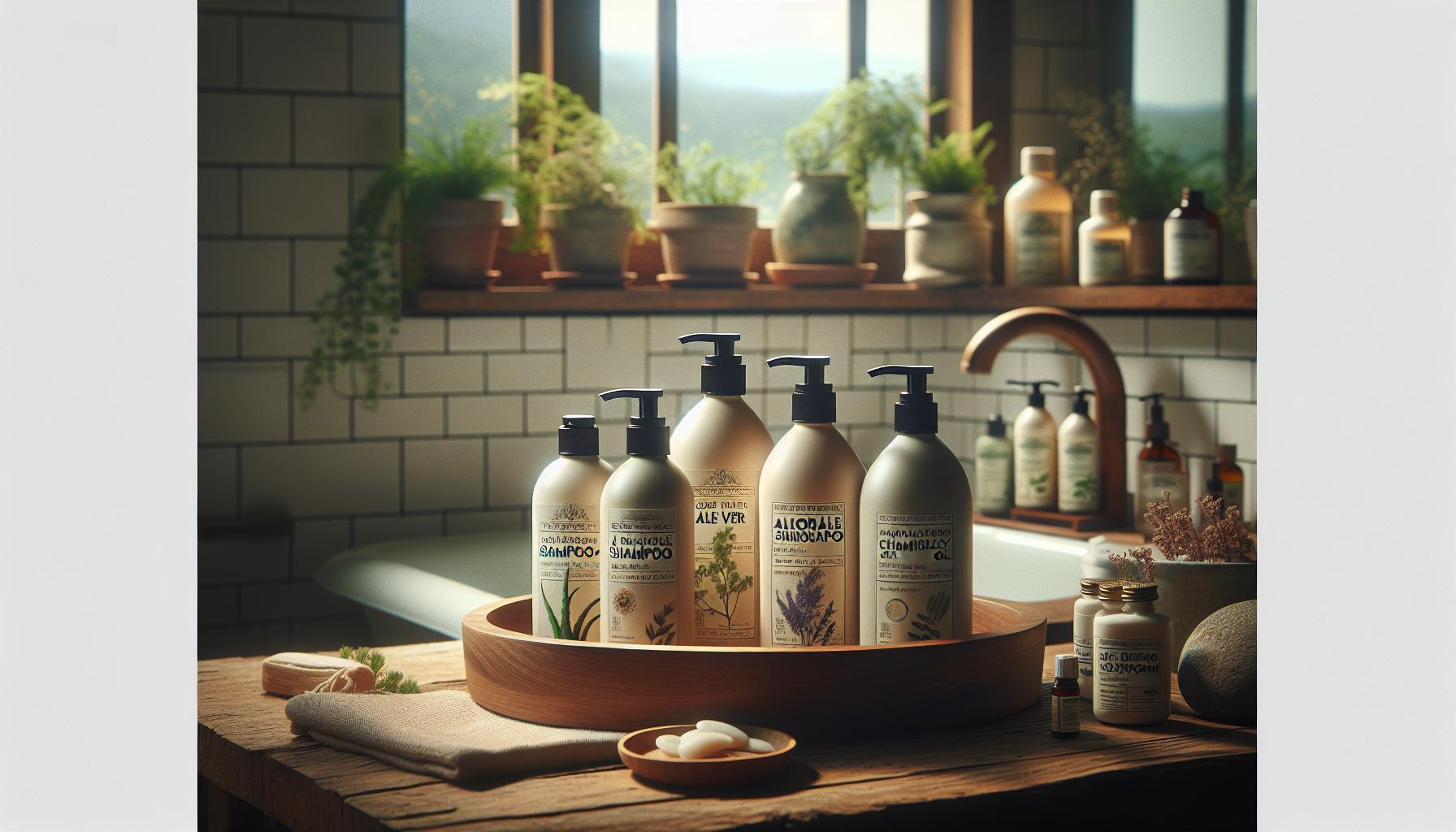 3) Výběr jemného šamponu bez agresivních chemikálií