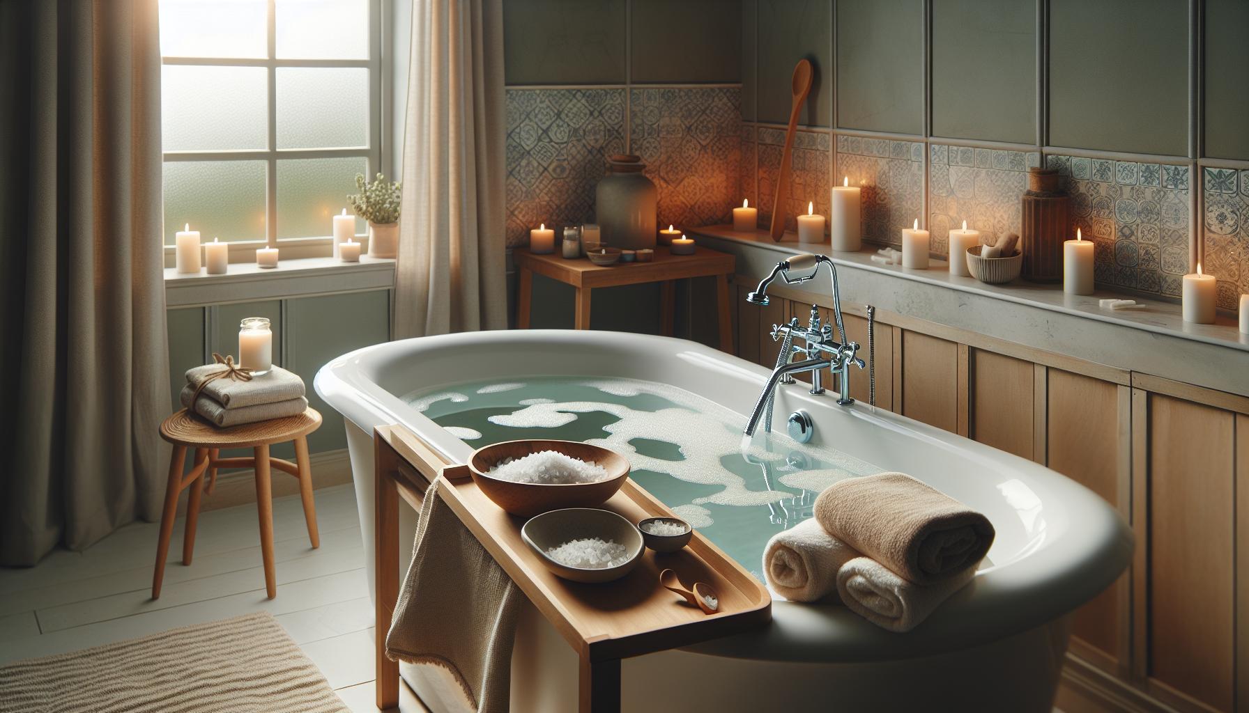 Babské rady na kožní plíseň: 13 přirozených způsobů léčby 3 3) Účinné domácí koupele s mořskou solí pro zklidnění pokožky