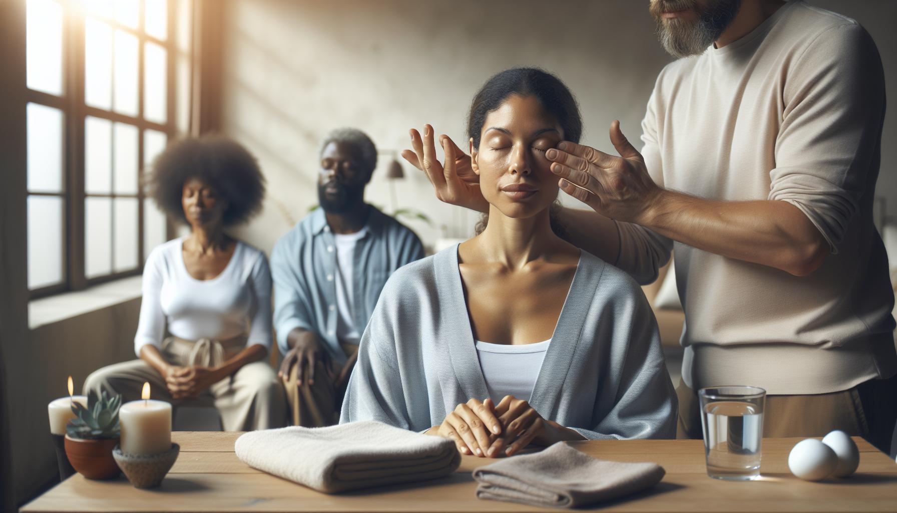 3) ⁣jemné masírování⁣ očí‌ pro zmírnění ‍pálení