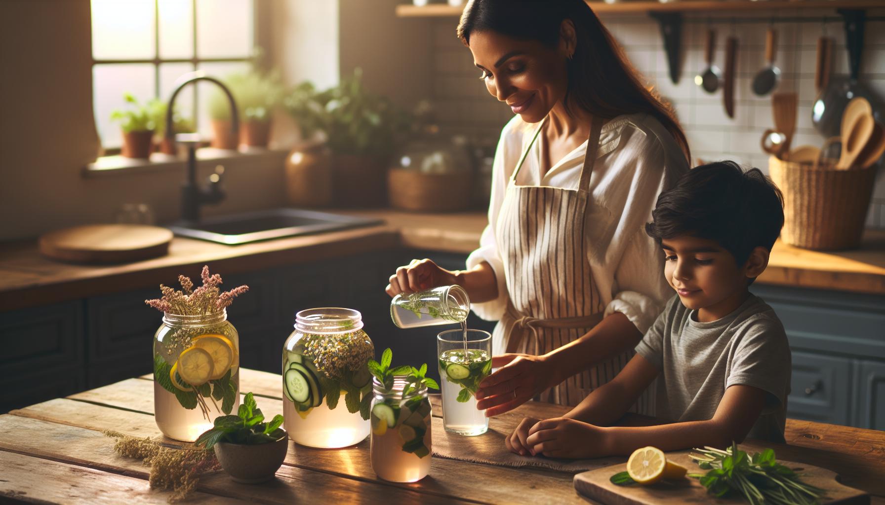 Babské rady na průjem u dětí: 7 bezpečných řešení 1 1) Domácí přírodní nápoje na uklidnění dětského zažívání