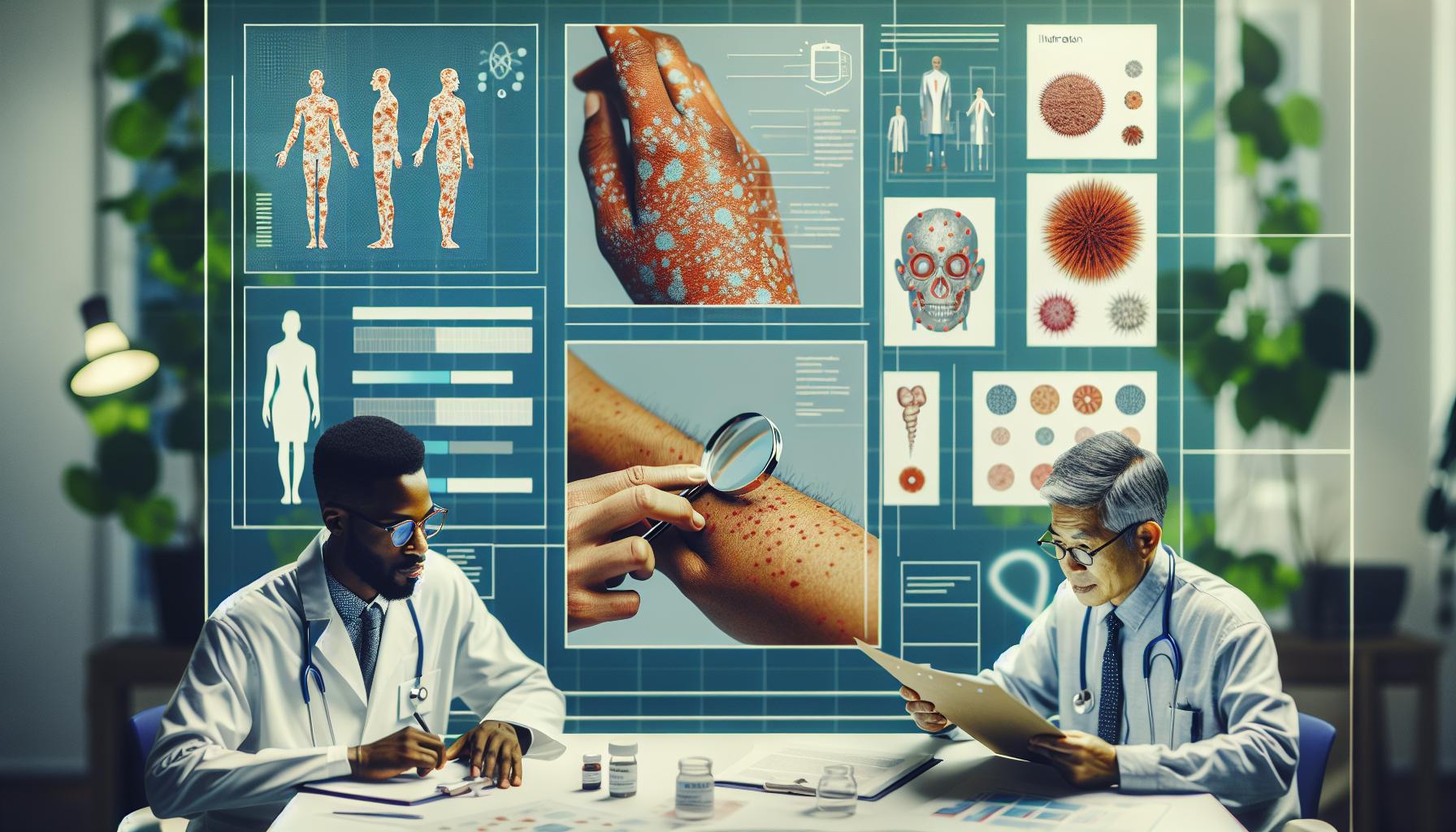 1) Jak správně rozpoznat druh vyrážky a její příčinu