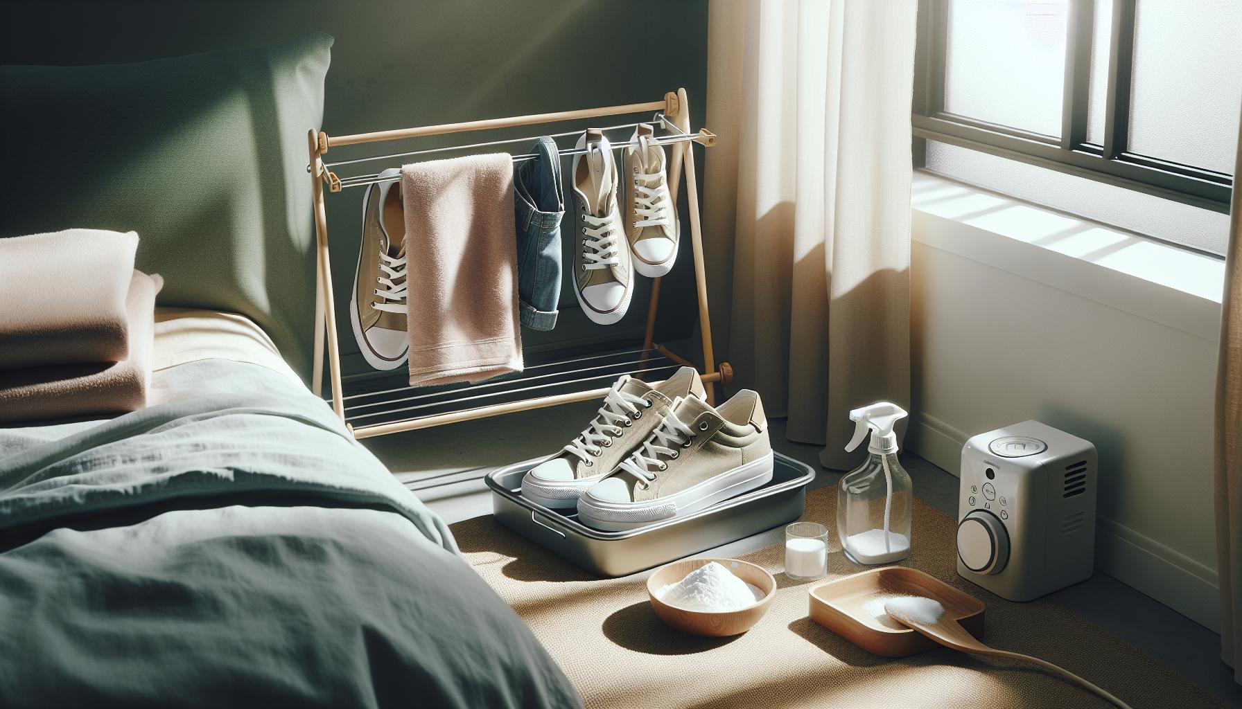 1) jak pravidelně sušit boty pro odstranění zápachu