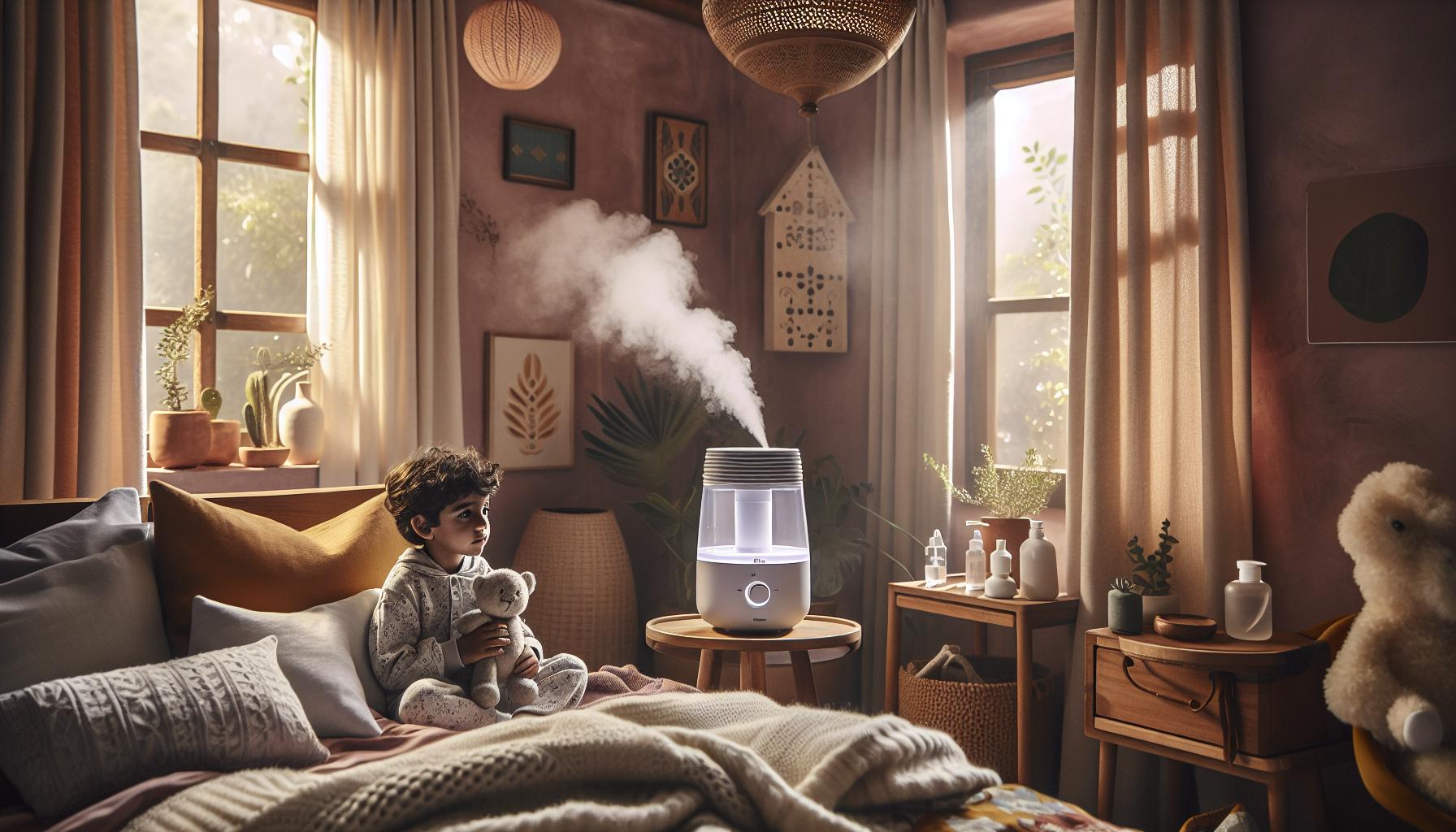 Co na vlhký kašel u dětí babské rady: 9 šetrných metod 2 1) Jak bezpečně zvlhčit vzduch pro dítě s vlhkým kašlem