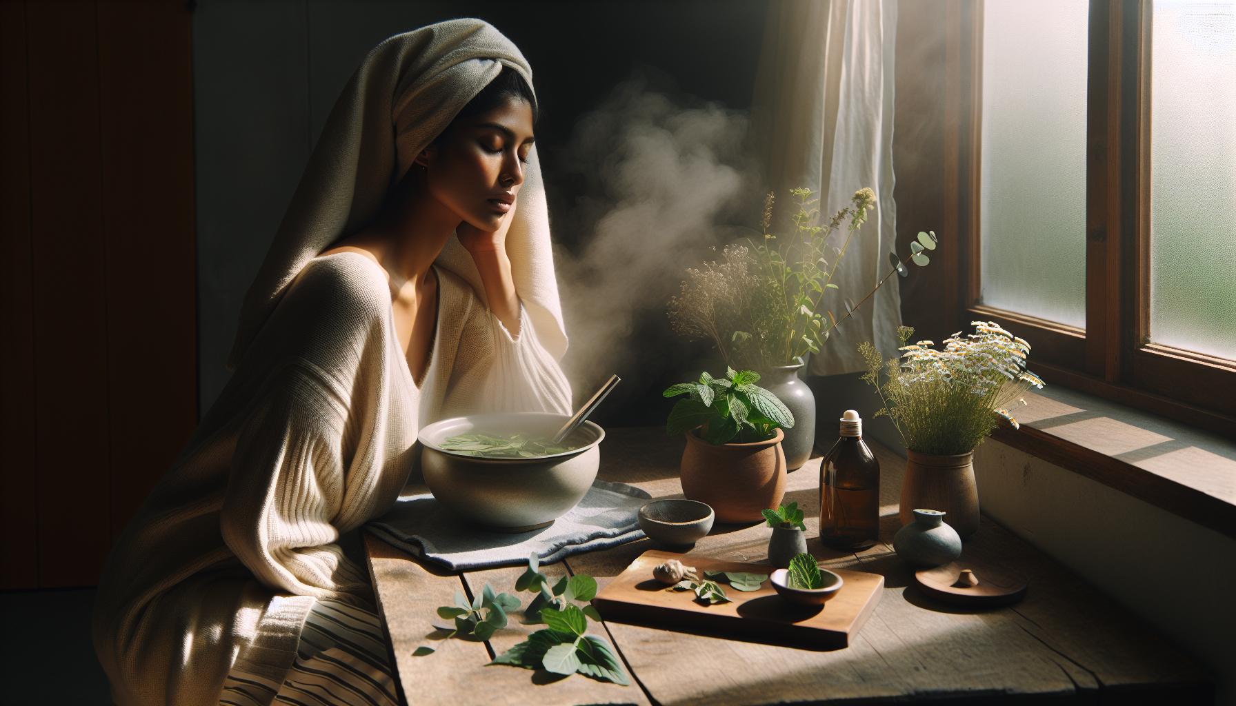 Babské rady na rýmu: 13 rychlých řešení pro úlevu 2 2) Inhalace páry s bylinkami na uvolnění nosu