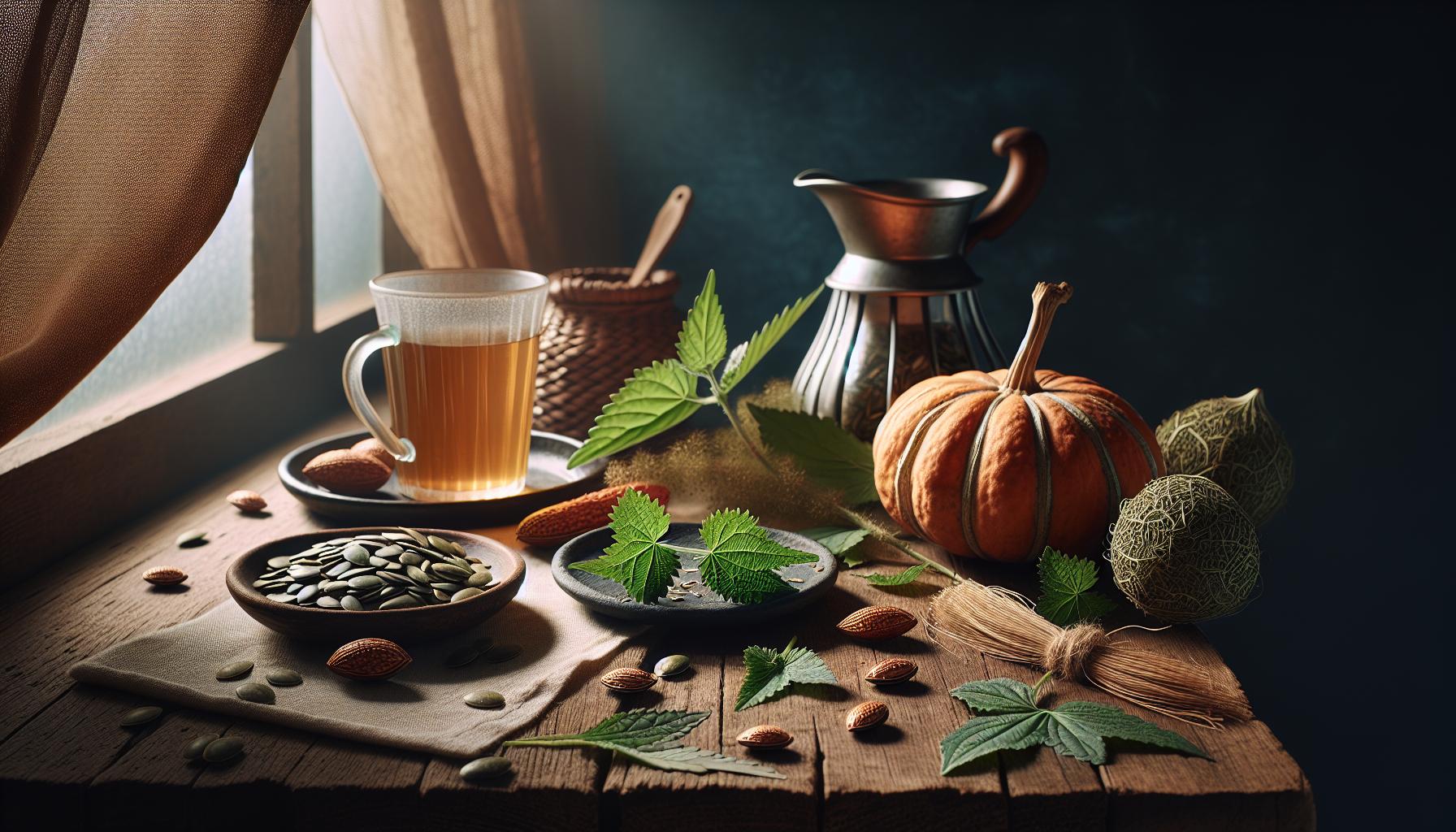 1) Přirozené bylinky pro zdravou prostatu