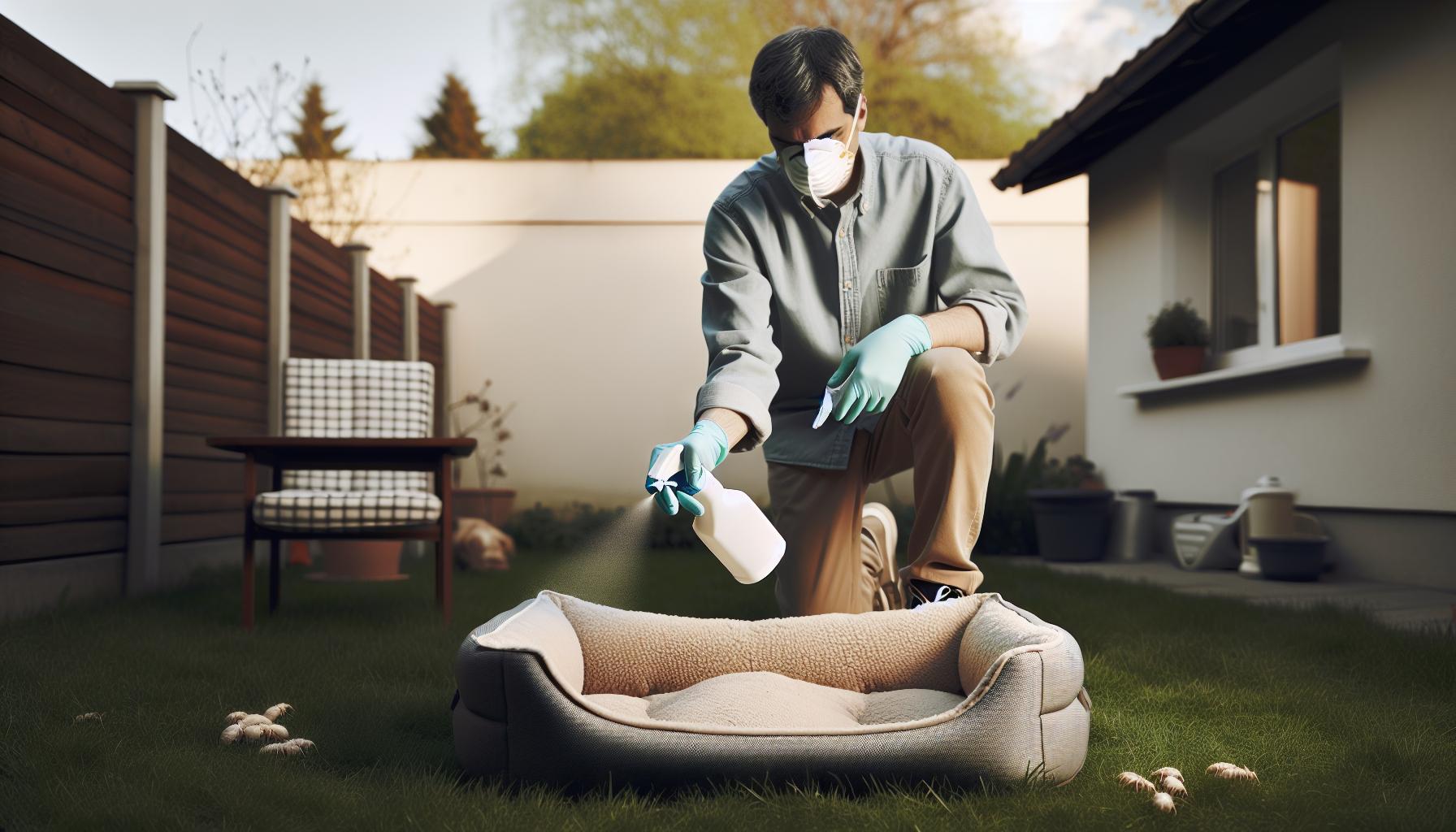 3) Bezpečné nasazení chemických postřiků proti blechám