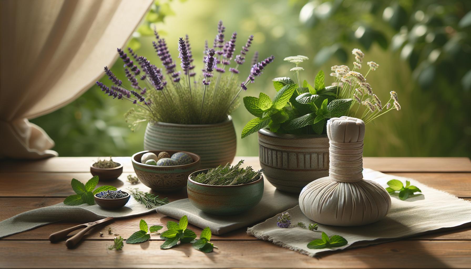 3) použití přírodních bylinek a rastlinných obkladů